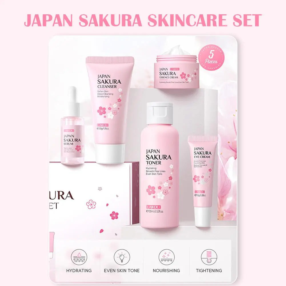 Cofre 5 piezas Sakura cuidados de piel