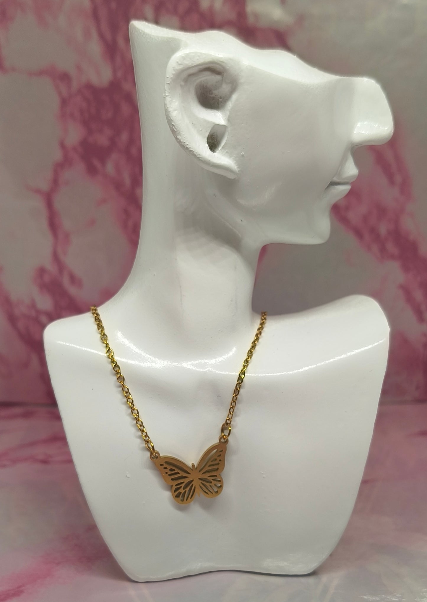 PACK 3 collares (mariposa, amor eterno y Árbol de la vida Esmeralda)
