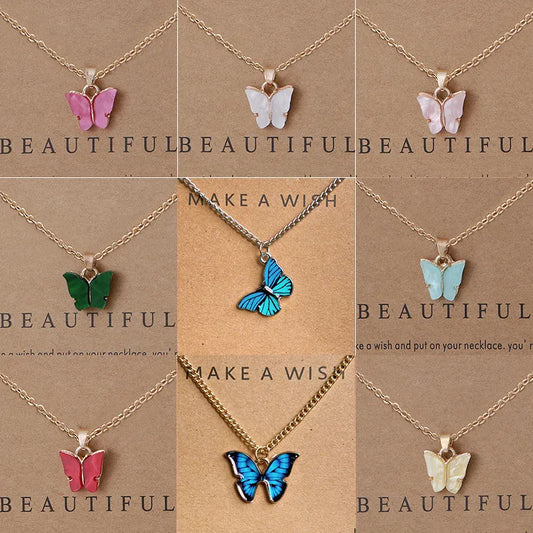 Collar mariposa