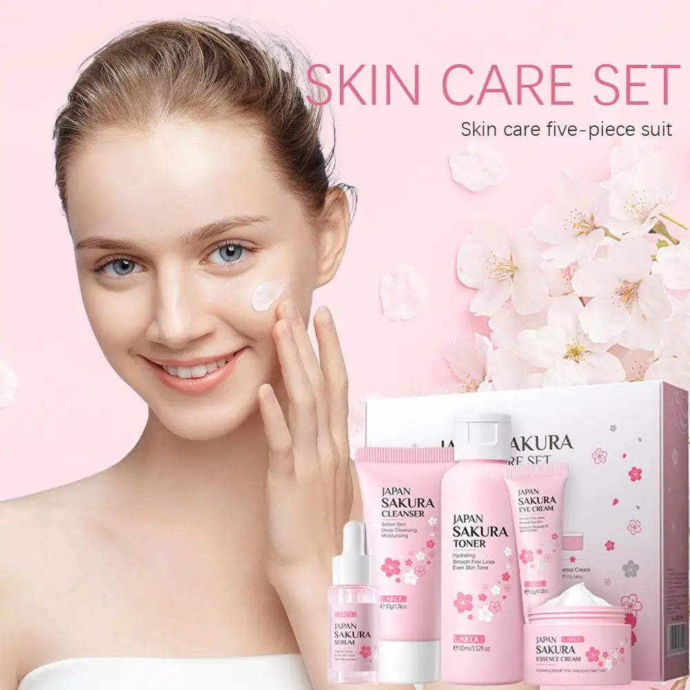 Cofre 5 piezas Sakura cuidados de piel