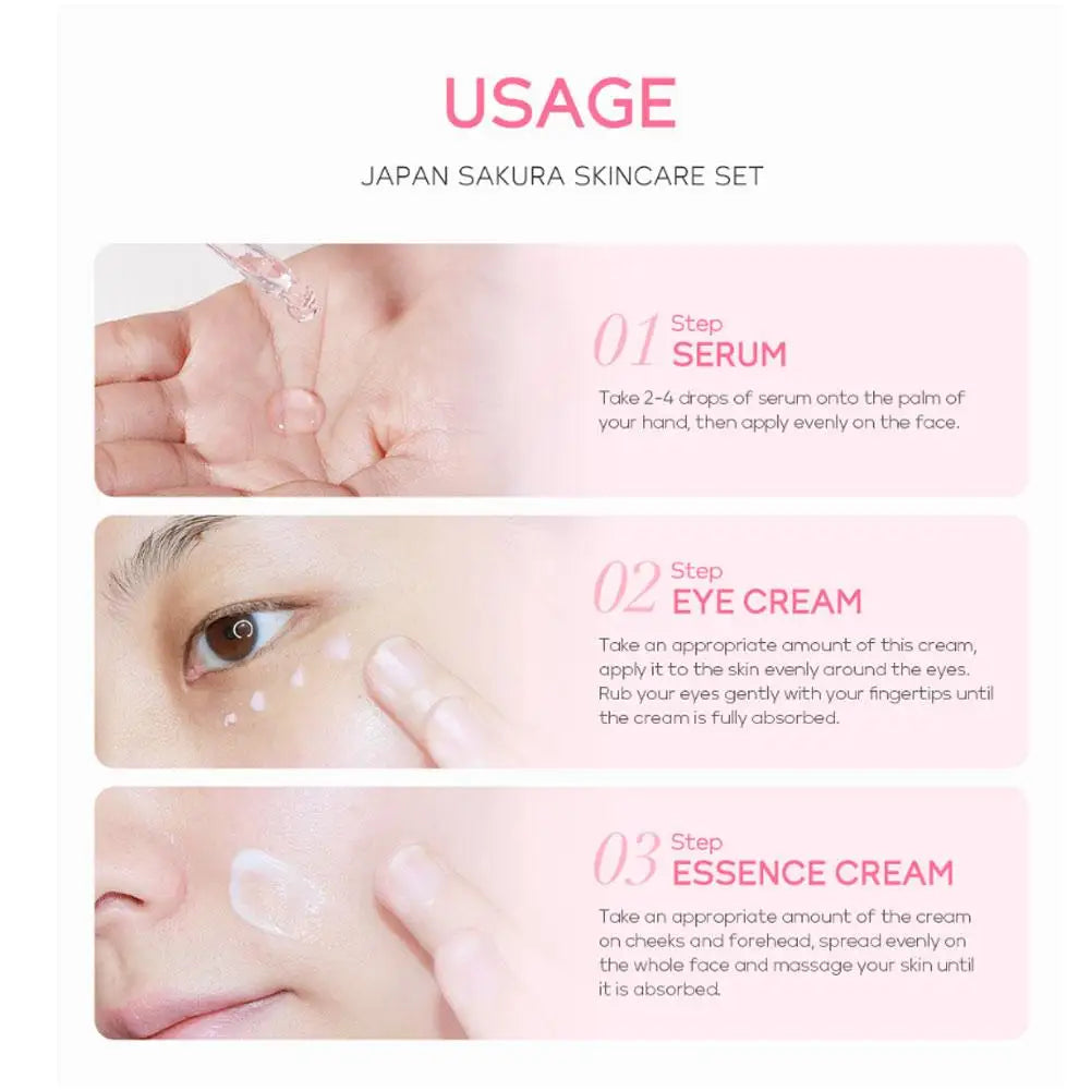 Cofre 5 piezas Sakura cuidados de piel