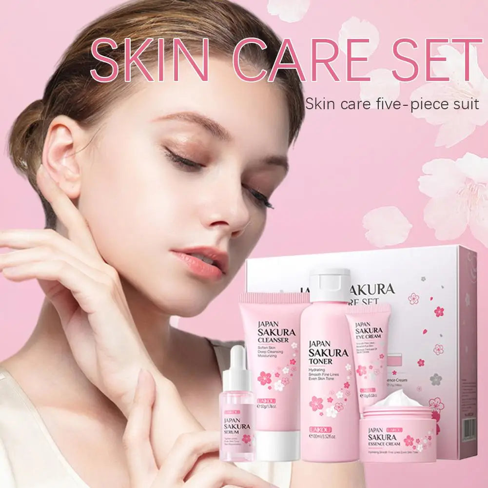 Cofre 5 piezas Sakura cuidados de piel