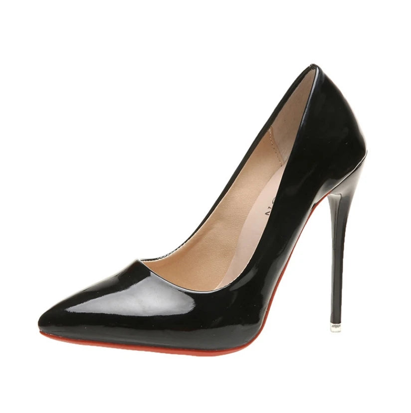 Tacones stiletto 12cm negros