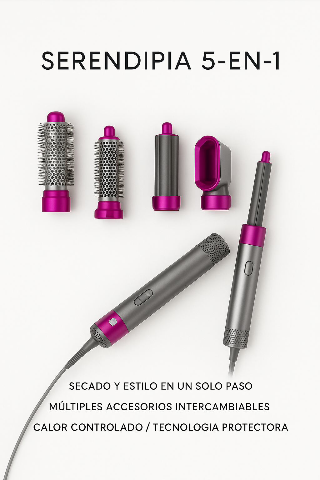 Secador de pelo ⁵en¹ Serendipia